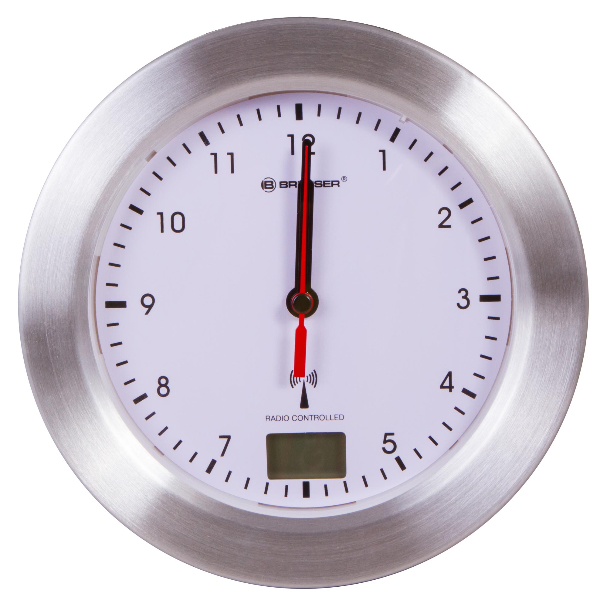 Непромокаем стенен часовник Bresser MyTime Bath, бял