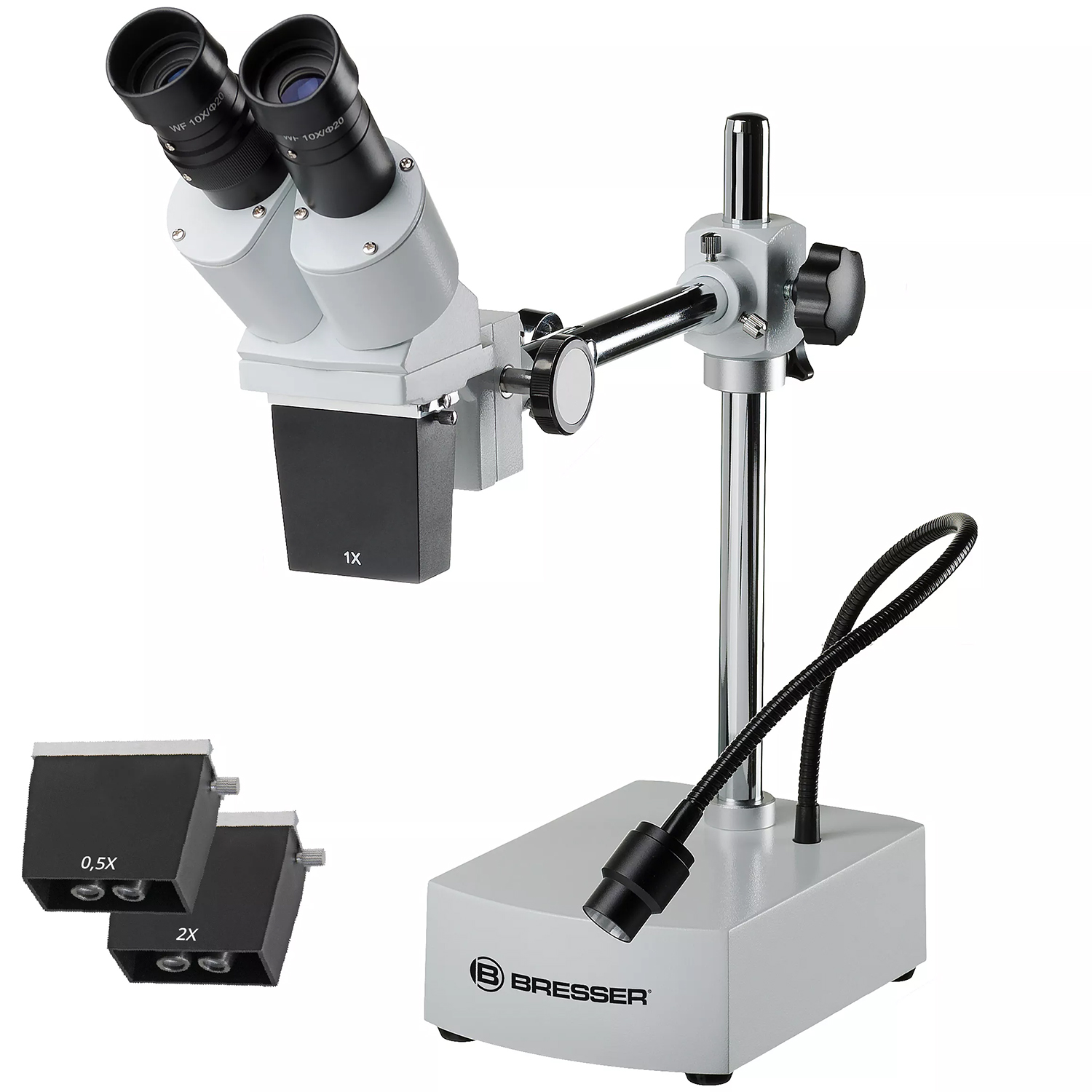 Стереомикроскоп Bresser Biorit ICD CS 5–20x LED