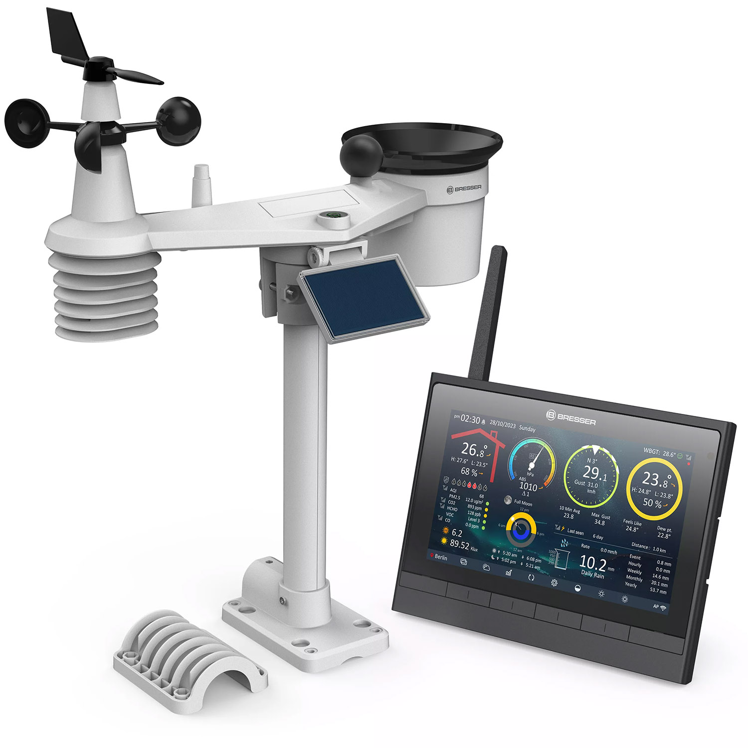 Wi-Fi метеорологична станция Bresser 9-in-1 MeteoChamp HD