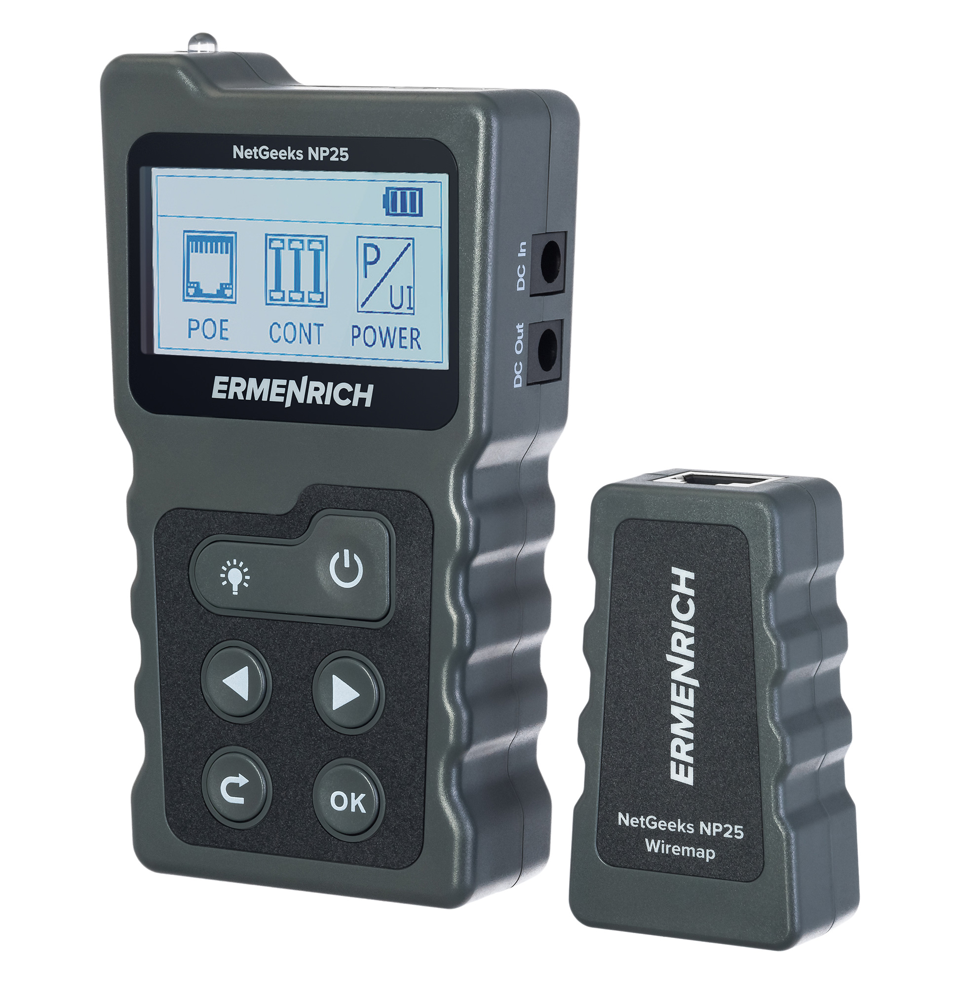 PoE тестер Ermenrich NetGeeks NP25