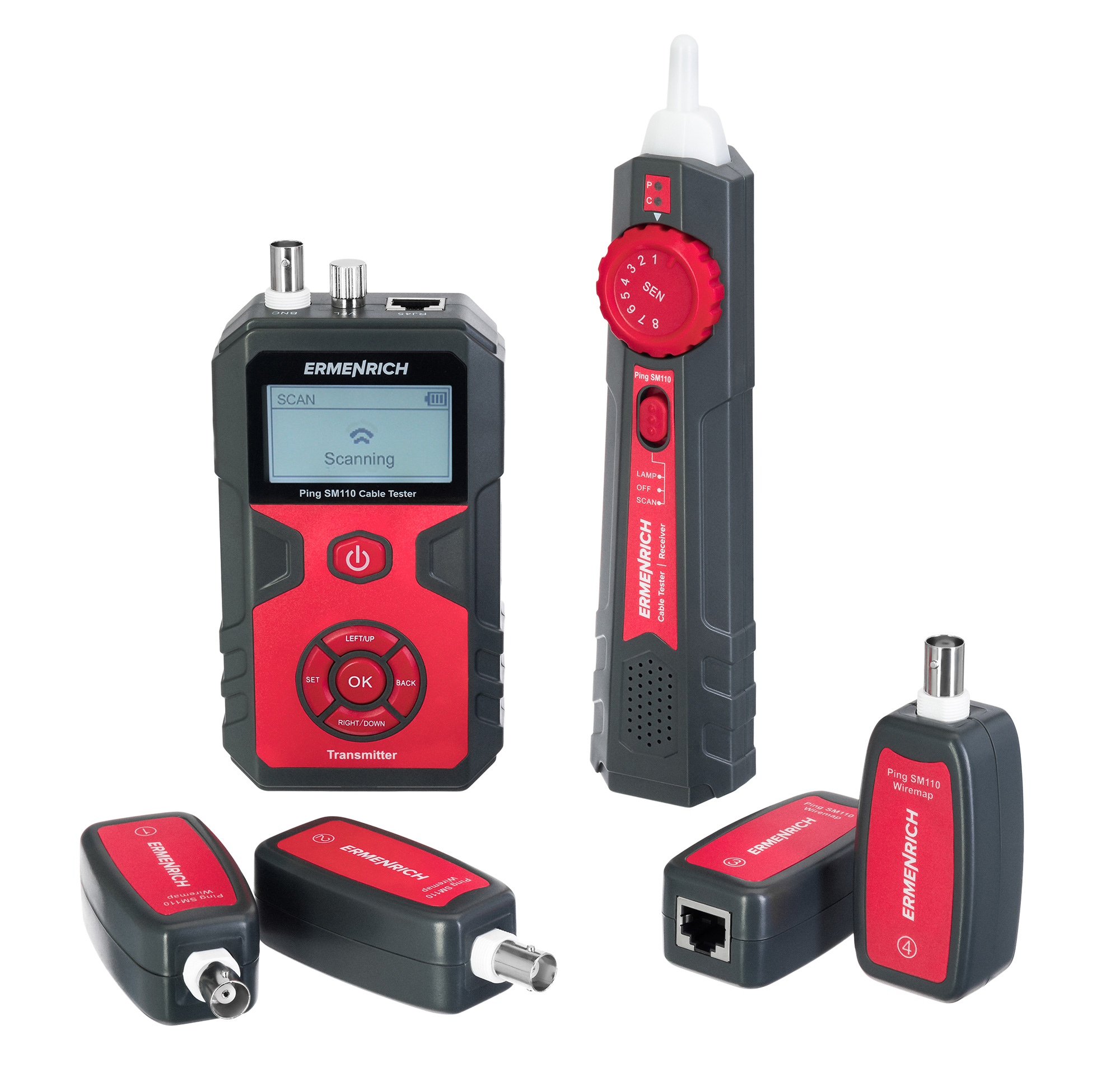 Тестер за кабели Ermenrich Ping SM110