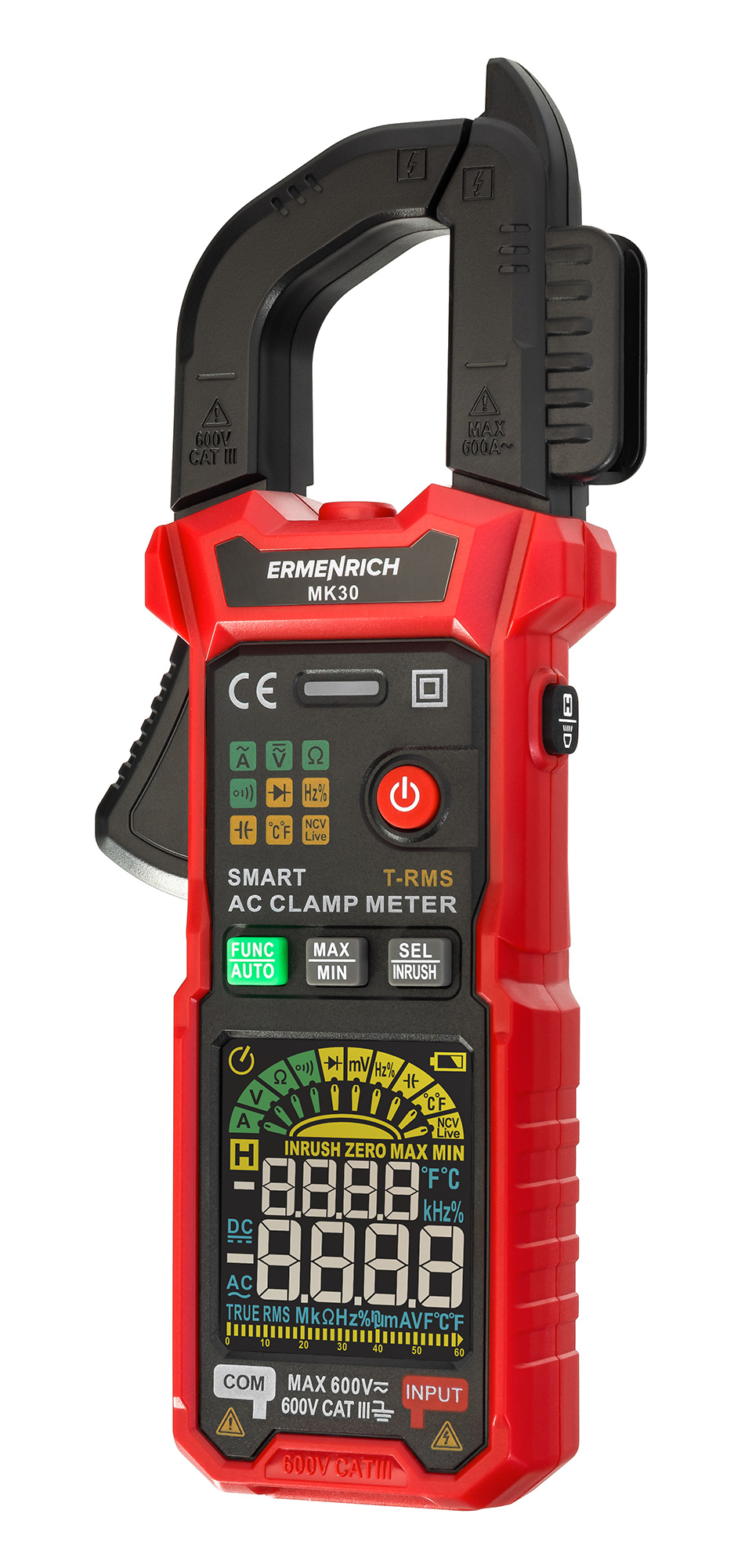 Цифрови амперметър клещи Ermenrich Ping MK30