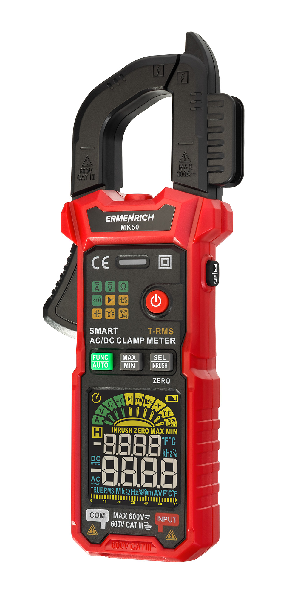 Цифрови амперметър клещи Ermenrich Ping MK50