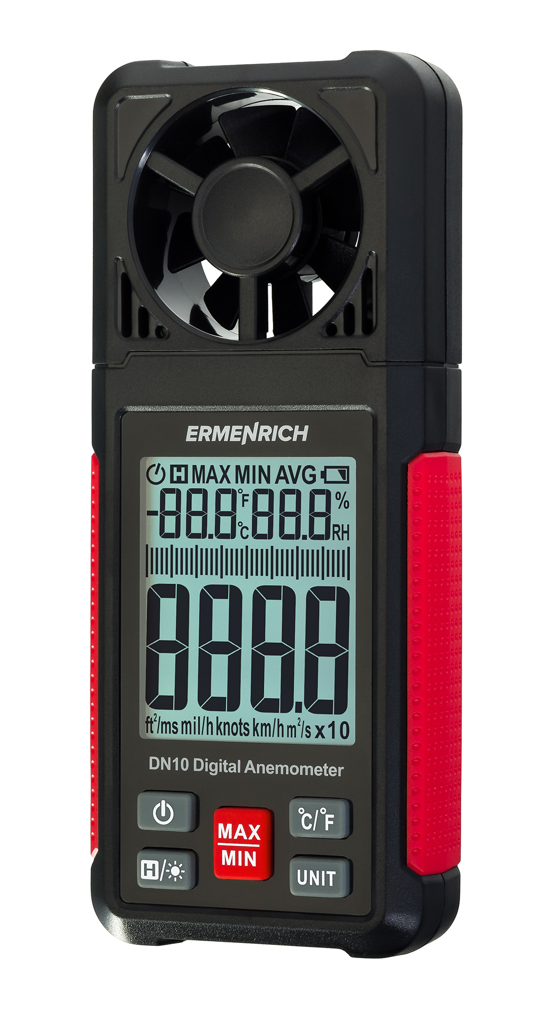 Цифров анемометър Ermenrich Seek DN10