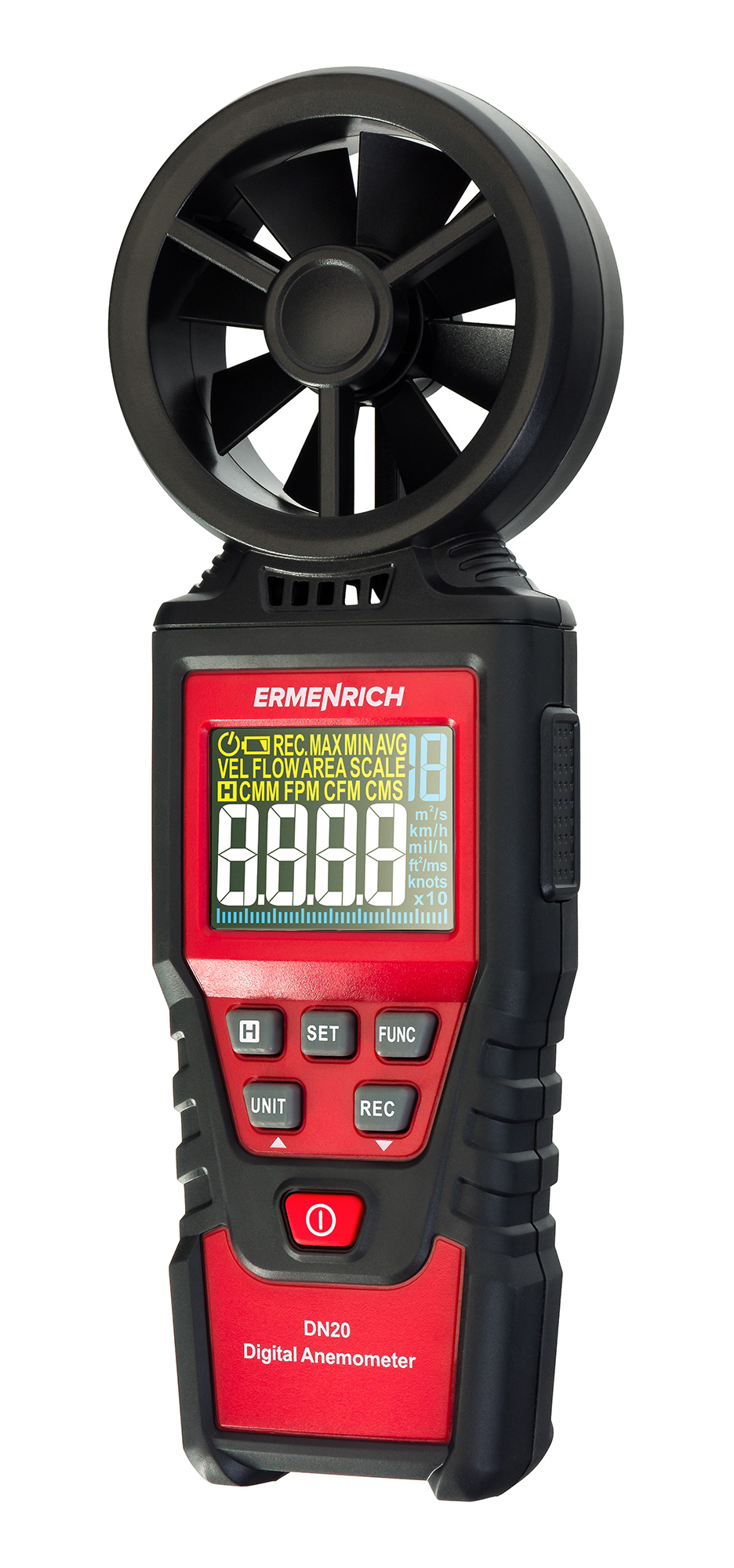 Цифров анемометър Ermenrich Seek DN20