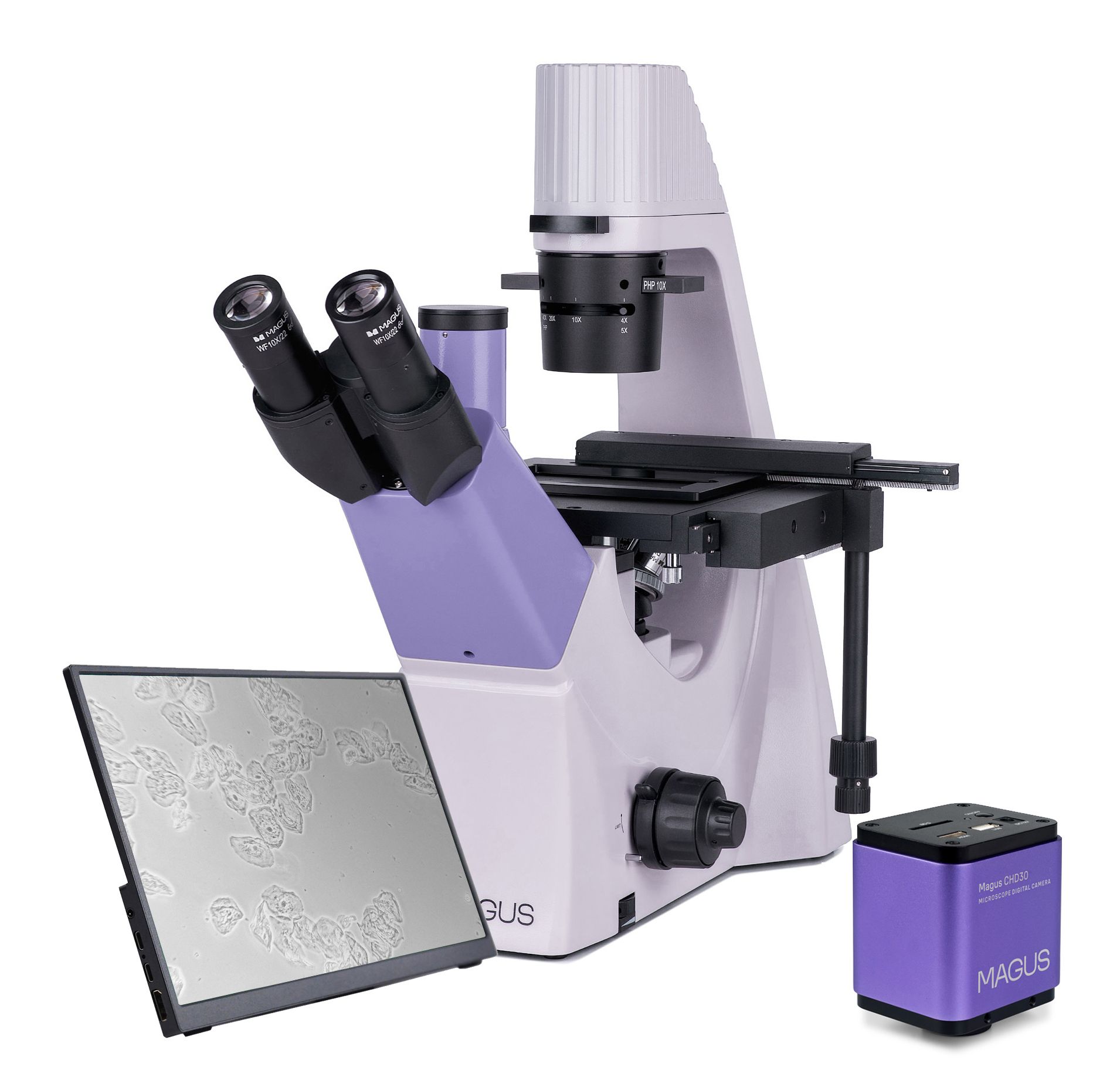 Биологичен инвертиран цифров микроскоп MAGUS Bio VD300 LCD