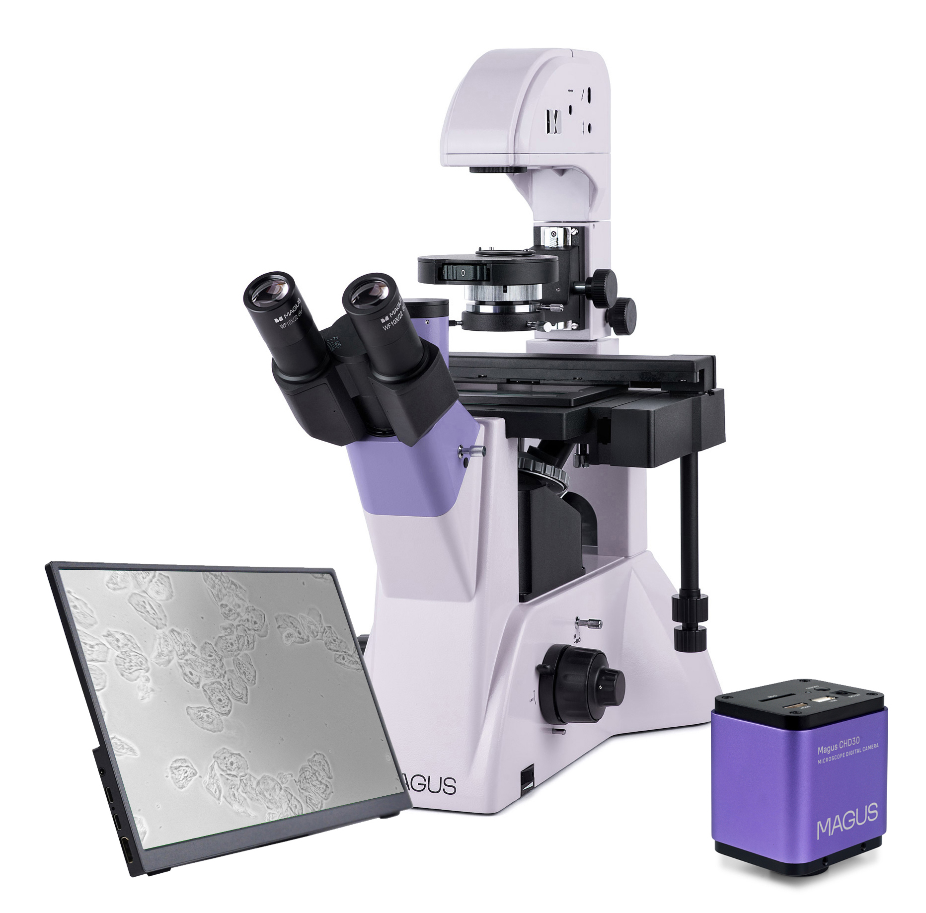 Биологичен инвертиран цифров микроскоп MAGUS Bio VD350 LCD