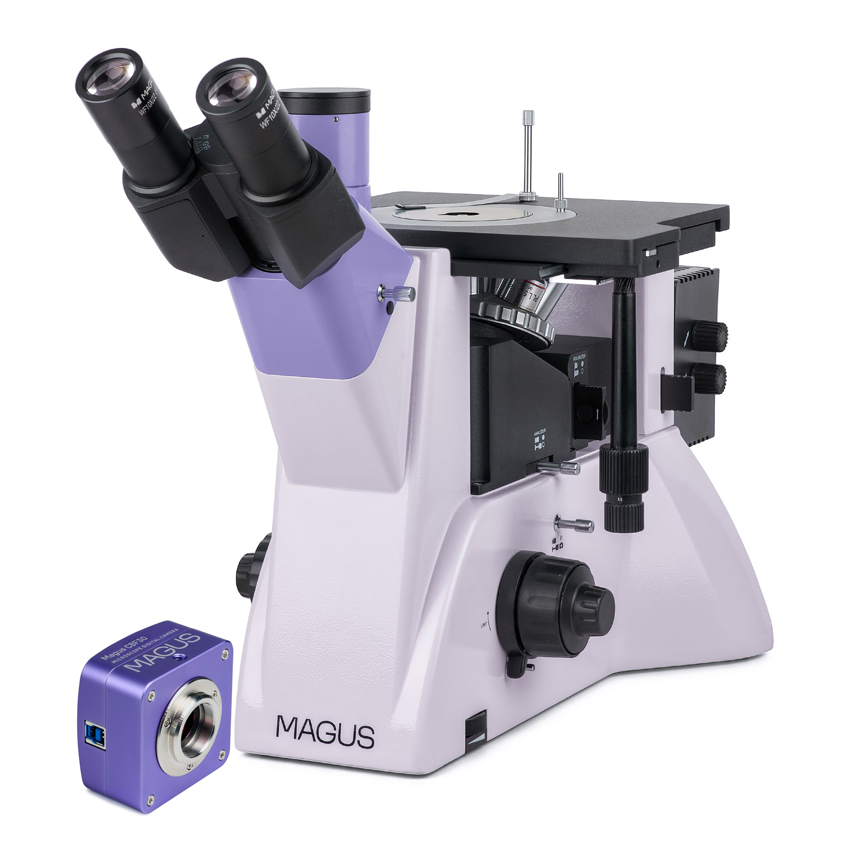 Металургичен инвертиран цифров микроскоп MAGUS Metal VD700