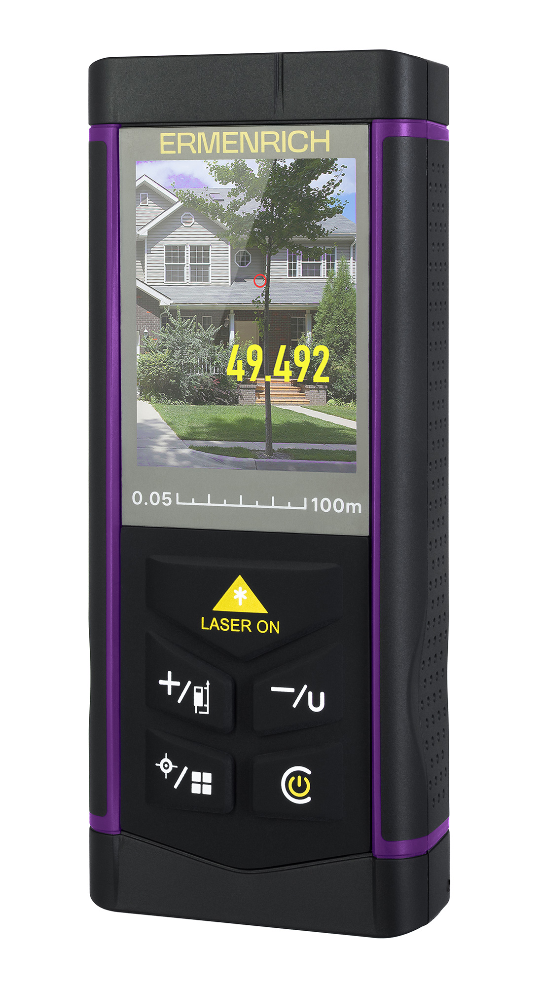 Лазерен измерител Ermenrich PRO LR100, с камера