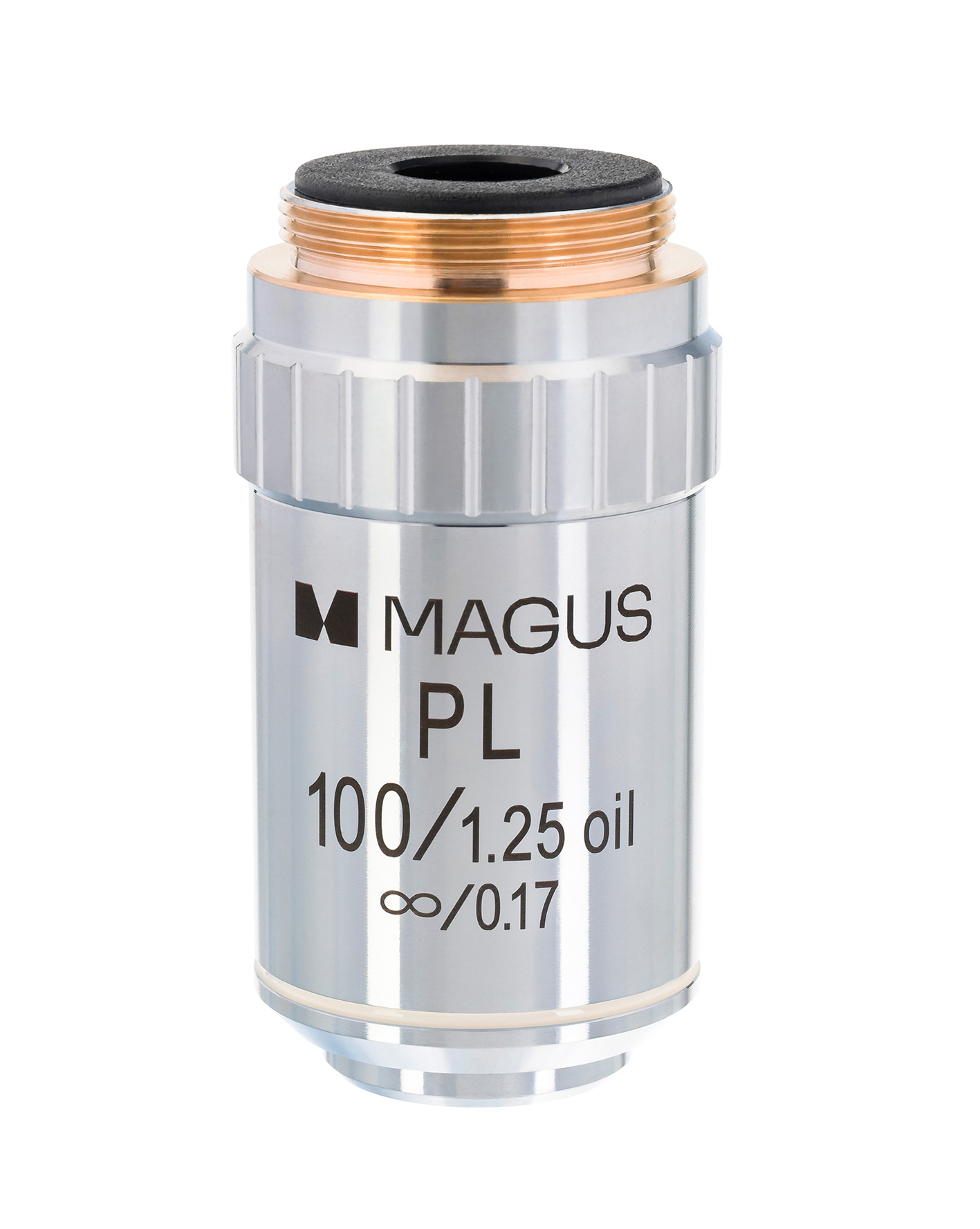 Планахроматичен обектив с корекция до безкрайност MAGUS MP100 OIL 100x/1,25 ∞/0,17