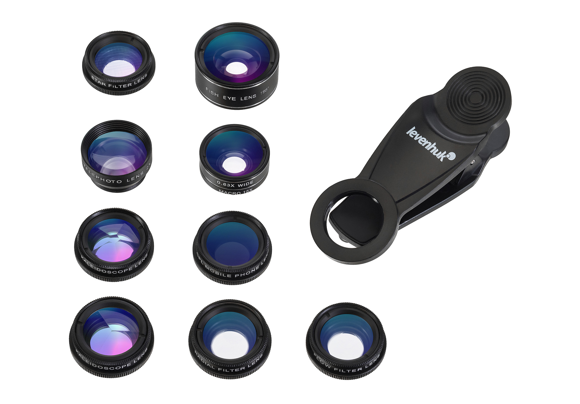 Комплект лещи за смартфон Levenhuk Lens S10