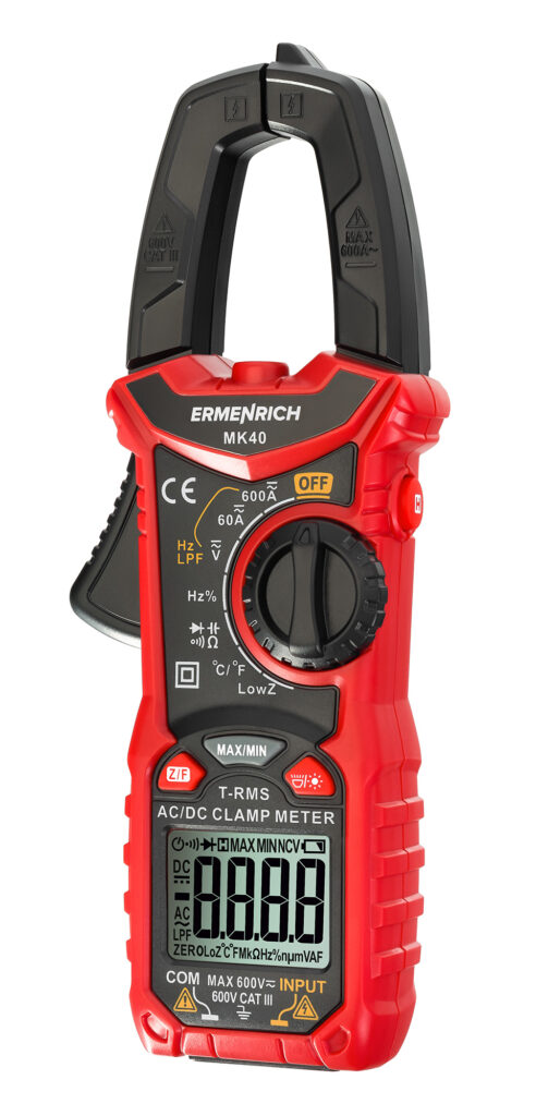 Цифрови амперметър клещи Ermenrich Ping MK40