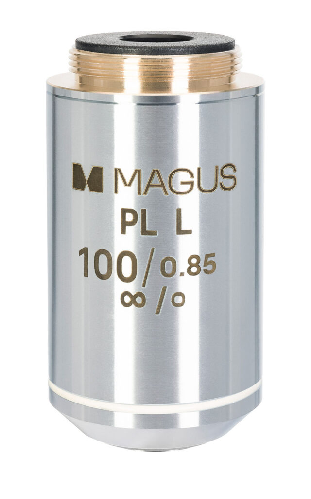 Обектив MAGUS 100PLL 100х/0,85 Plan L WD 0,40 mm